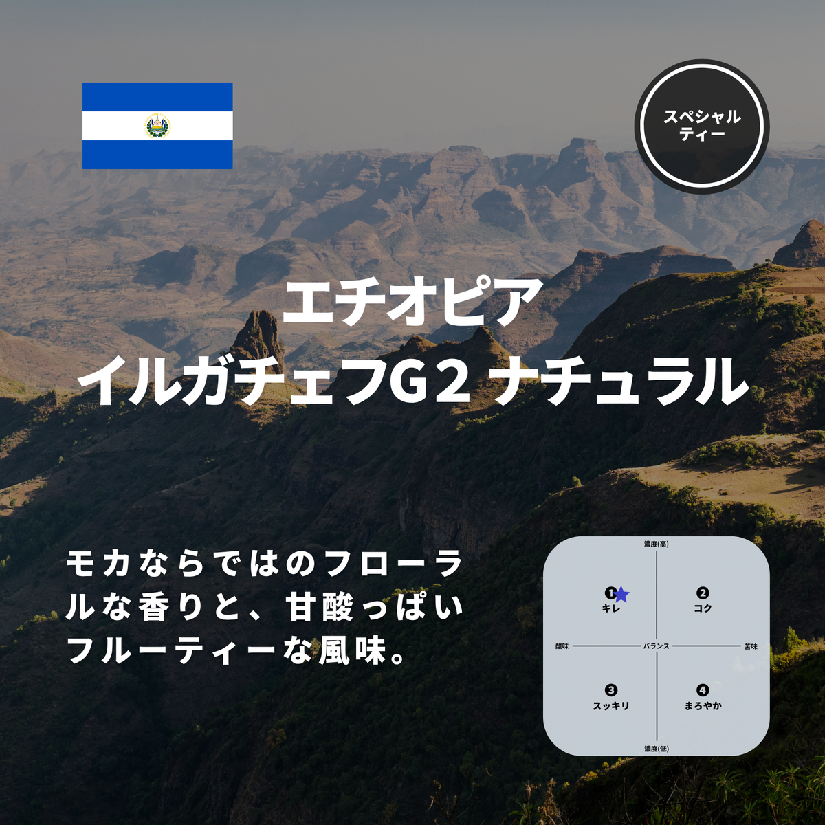 エチオピア イルガチェフG２ ナチュラル