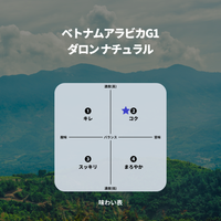 ベトナム アラビカG1  ダロン ナチュラル